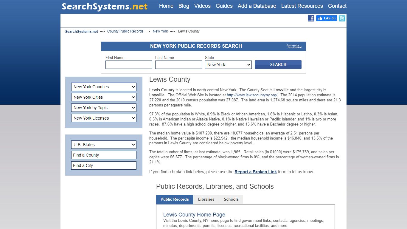 Lewis County Criminal and Public Records